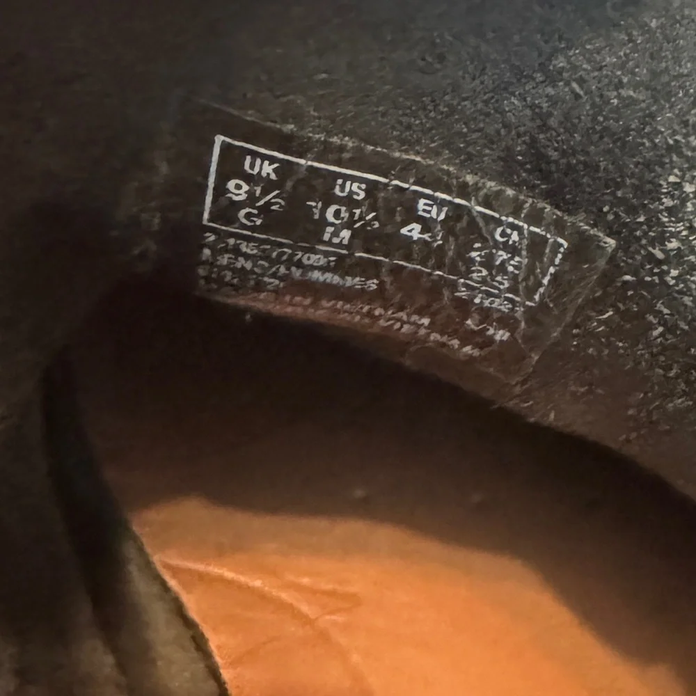 Men’s Clark’s Trace ramble leather black chukka business casual boots size 10.5 - Picture 3 of 10